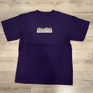 Purple Primitive The Last Supper Logo Tee Men’s Size Small